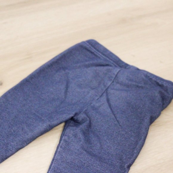 Baby Gap Blue Faux Denim Jeggings - Picture 4 of 5